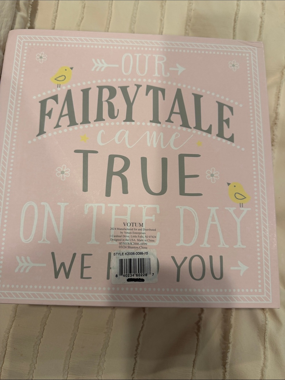 Keepsake Box — Pink Fairytale Memory Organizer - Picture 3 of 5